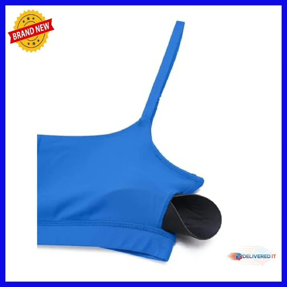 Wireless Padded Sports Bra, Adjustable Straps, Butterluxe Fabric, A/B Cup